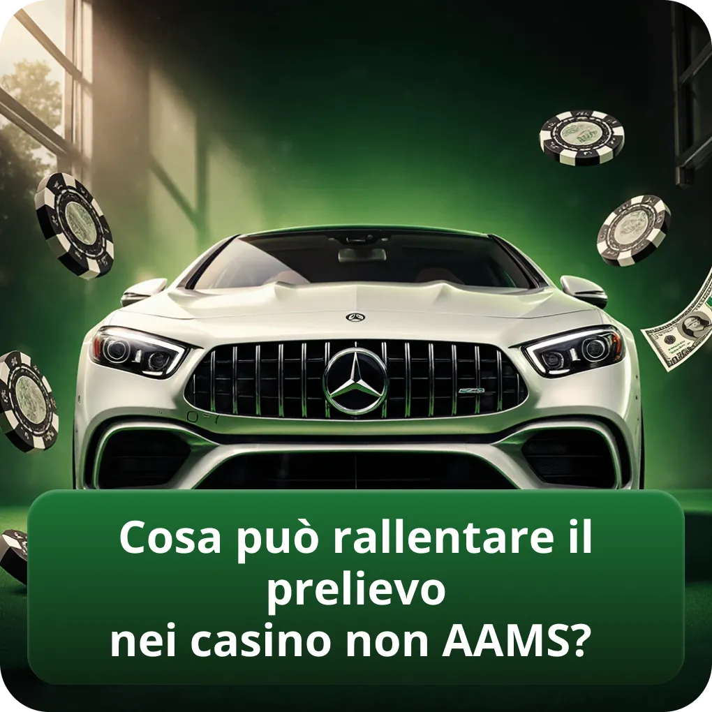 Cosa può rallentare il prelievo nei casino non AAMS?