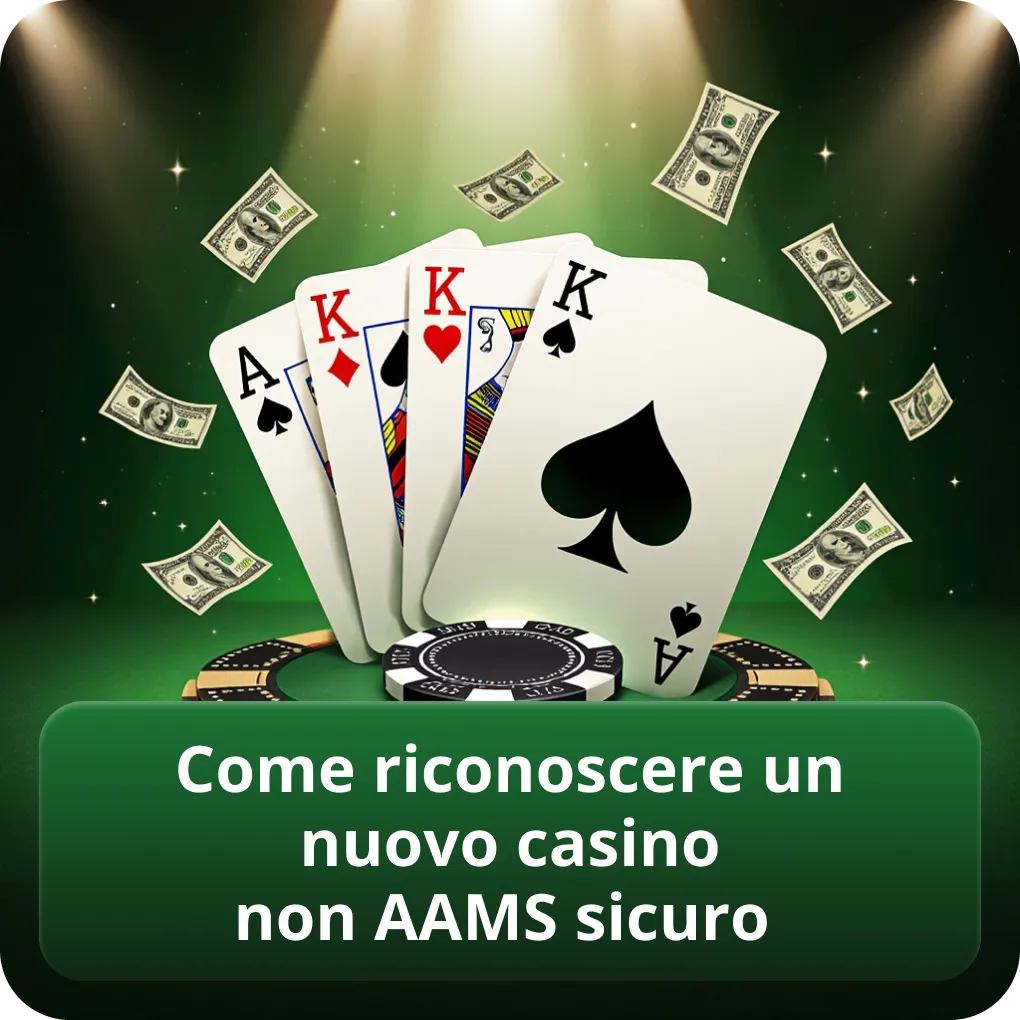 Come riconoscere un nuovo casino non AAMS sicuro